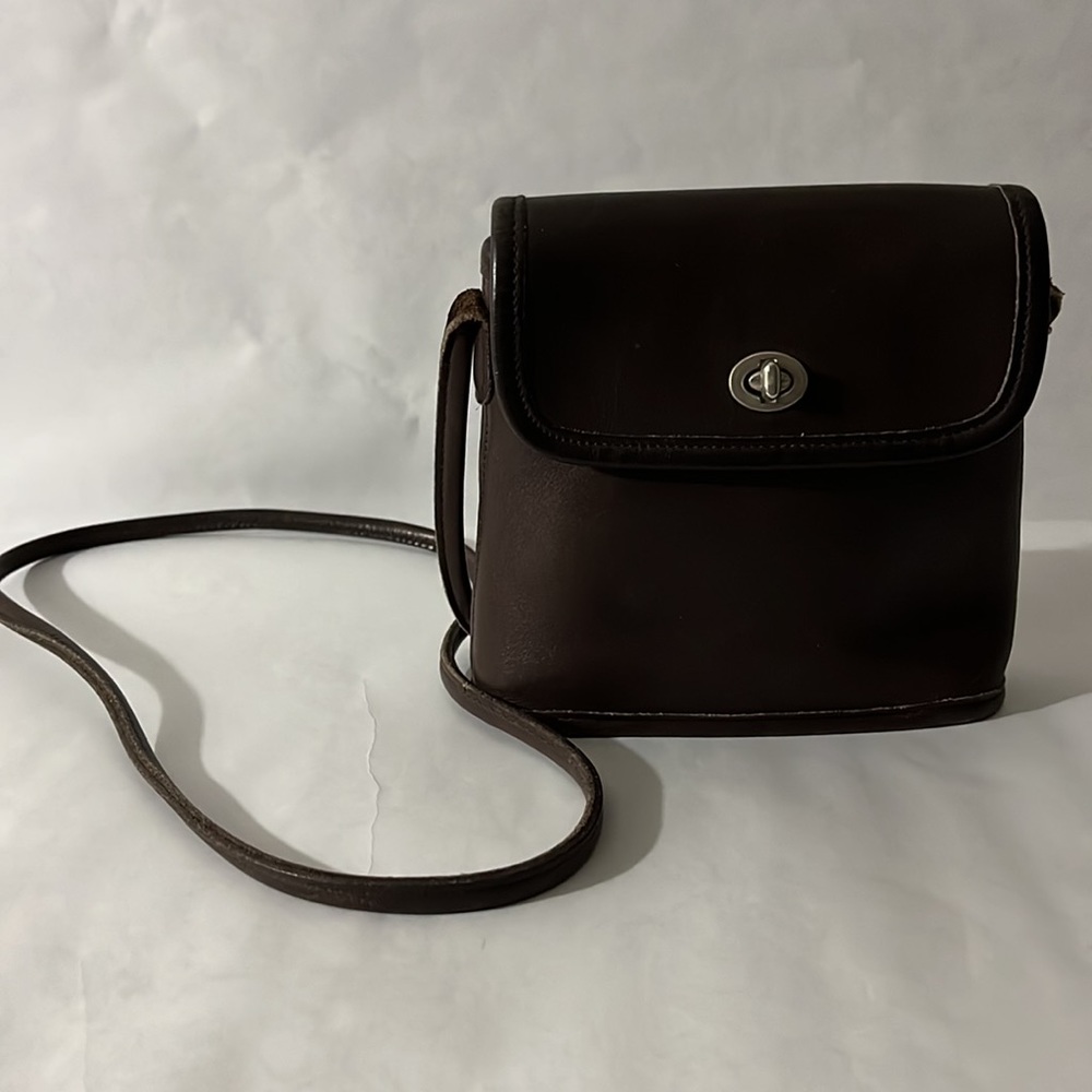 Vintage Coach Leather Tango Crossbody Bag #9940